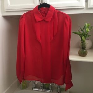 Rare Vintage Back Button Up Blouse